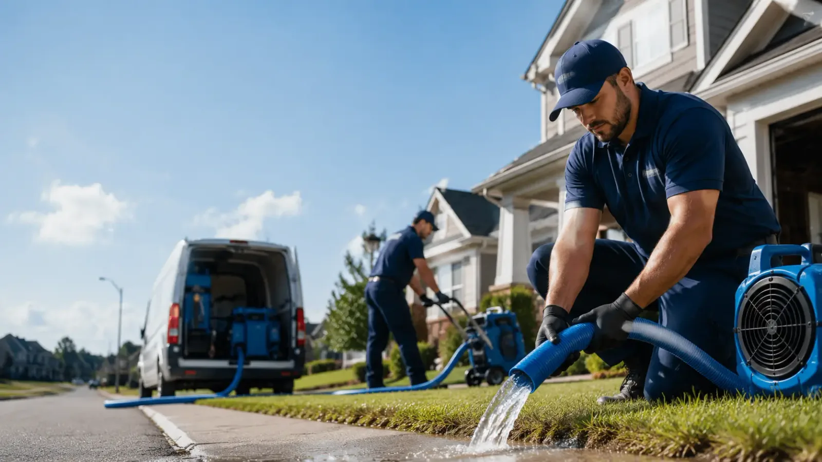 Flood Damage Restoration in West College Corner, IN